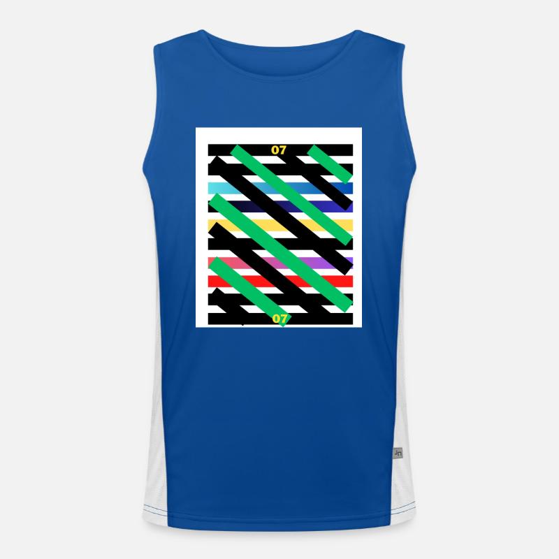 07 Funktionelles Kontrast-Tank Top für Männer 