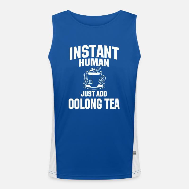 Instant Human: Just add oolong tea Men's Functional Contrast Tank Top 