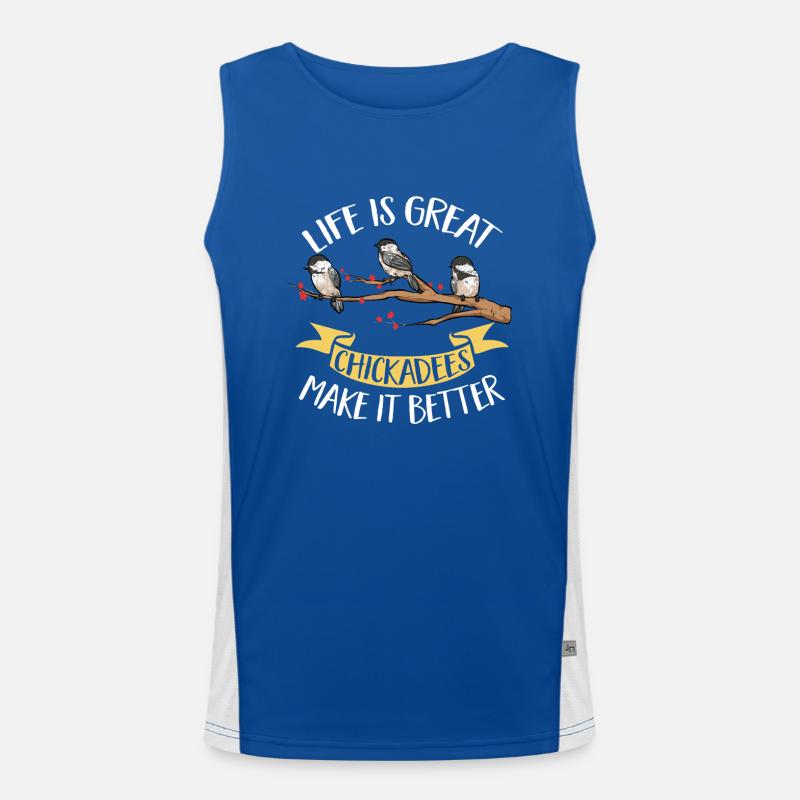 Observation des oiseaux mésanges Débardeur respirant contrasté Homme 