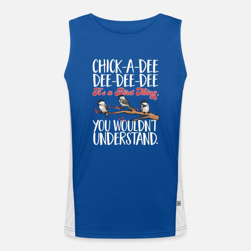 Observation des oiseaux mésanges Débardeur respirant contrasté Homme 