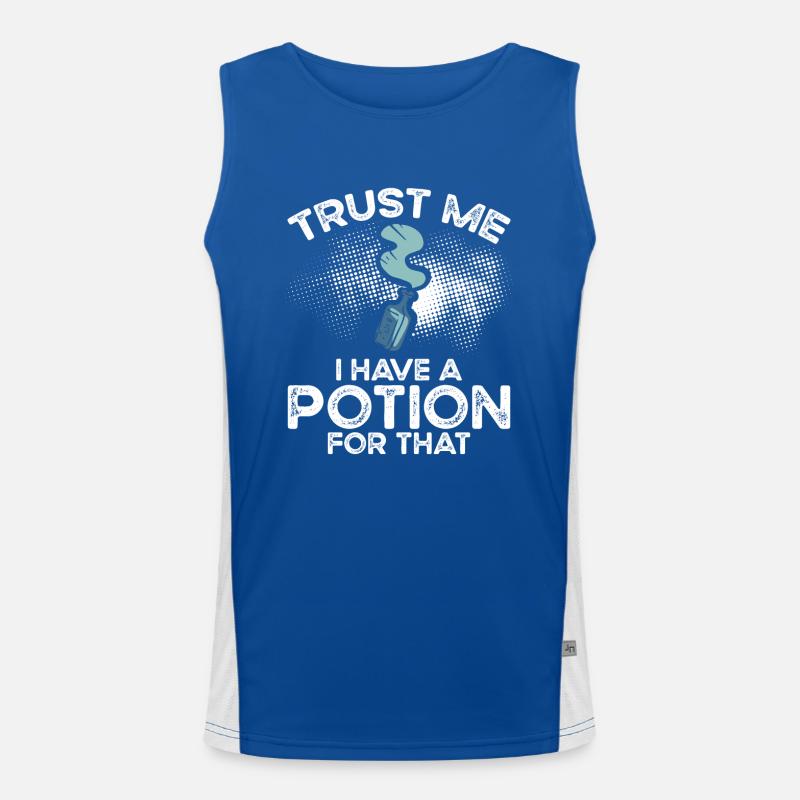 Glaub Mir, Ich Habe Einen Trank Dafür Funktionelles Kontrast-Tank Top für Männer 