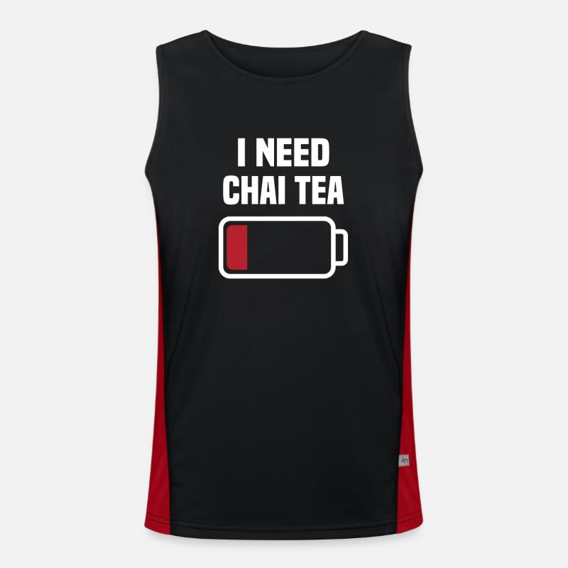 Thé Chai Débardeur respirant contrasté Homme 
