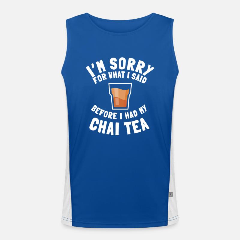 Chai Tee Geschenk Funktionelles Kontrast-Tank Top für Männer 