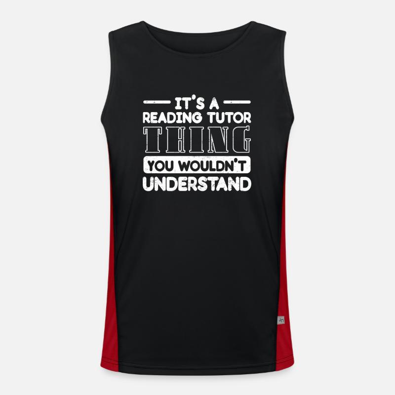 Tutor Geschenk Tutor Funktionelles Kontrast-Tank Top für Männer 