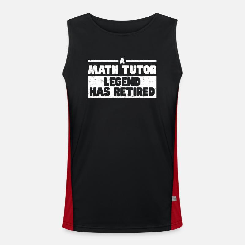 Tutor Geschenk Tutor Funktionelles Kontrast-Tank Top für Männer 