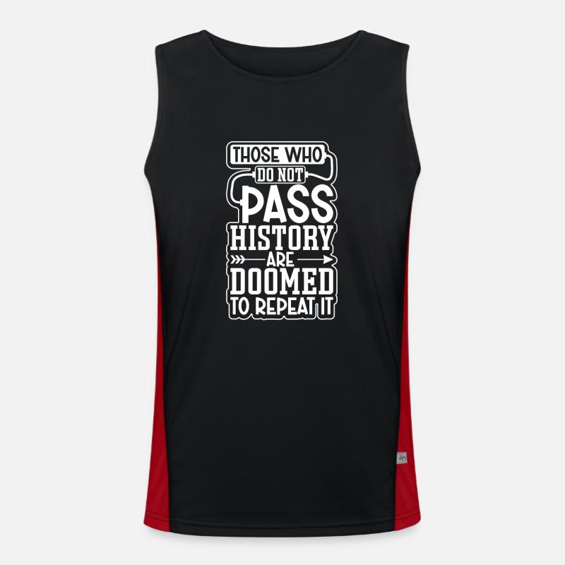Indische Ureinwohner Geschichte Der Indigenen Funktionelles Kontrast-Tank Top für Männer 