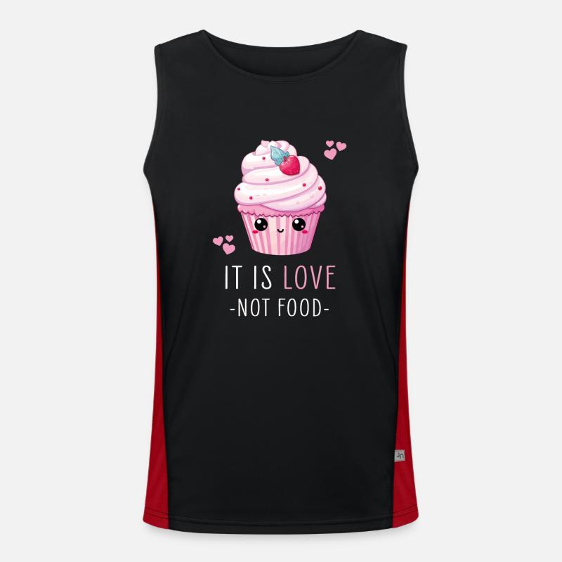 Cupcake Kawaii Men's Functional Contrast Tank Top 