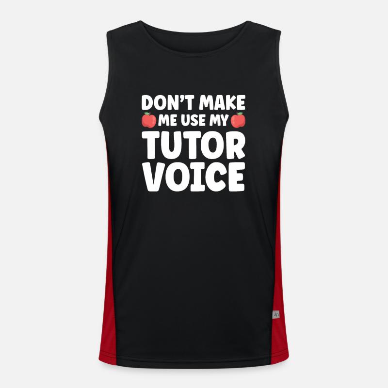 Tutor Geschenk Tutor Funktionelles Kontrast-Tank Top für Männer 