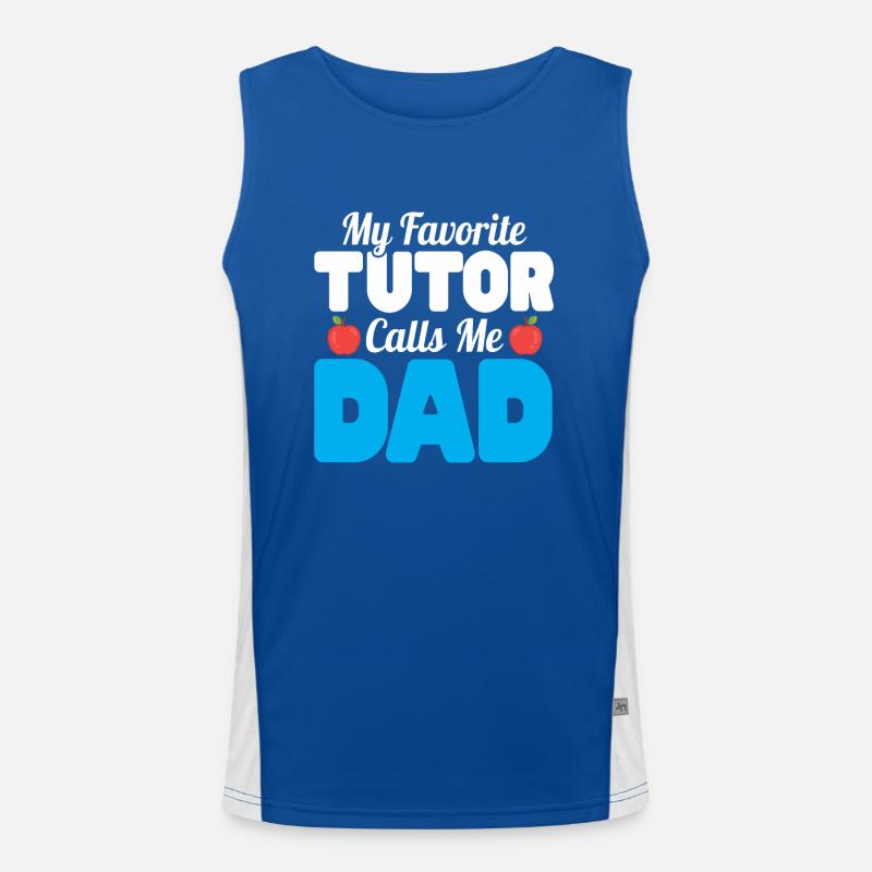 Tutor Geschenk Tutor Funktionelles Kontrast-Tank Top für Männer 