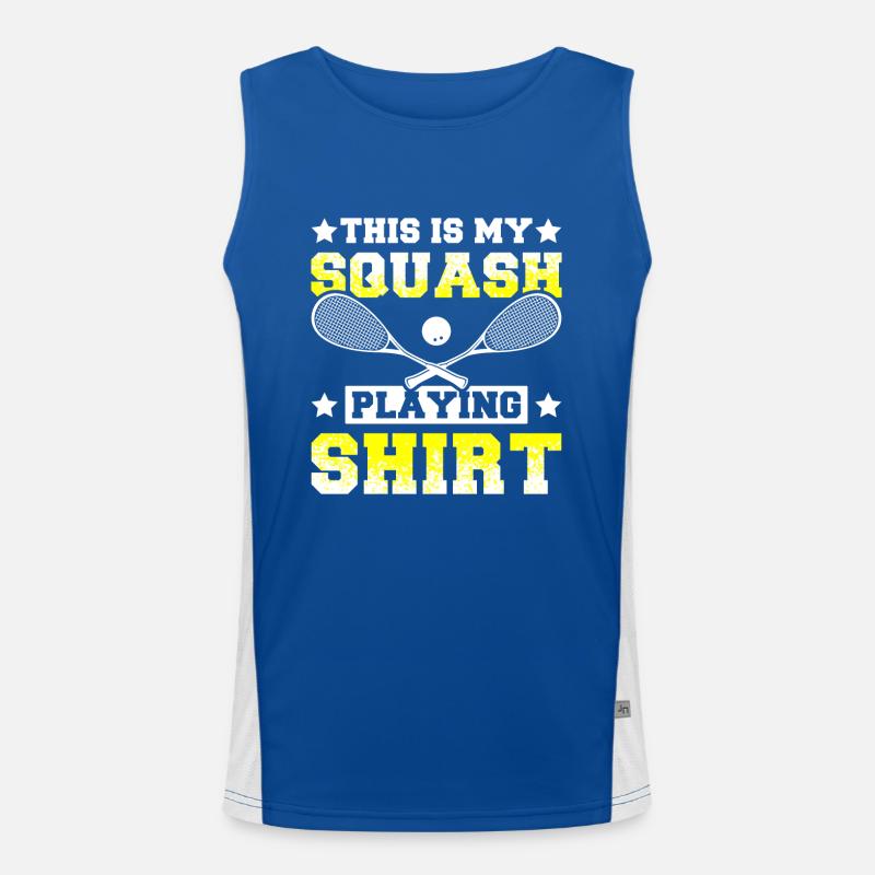 This is my squash playing Men's Functional Contrast Tank Top 