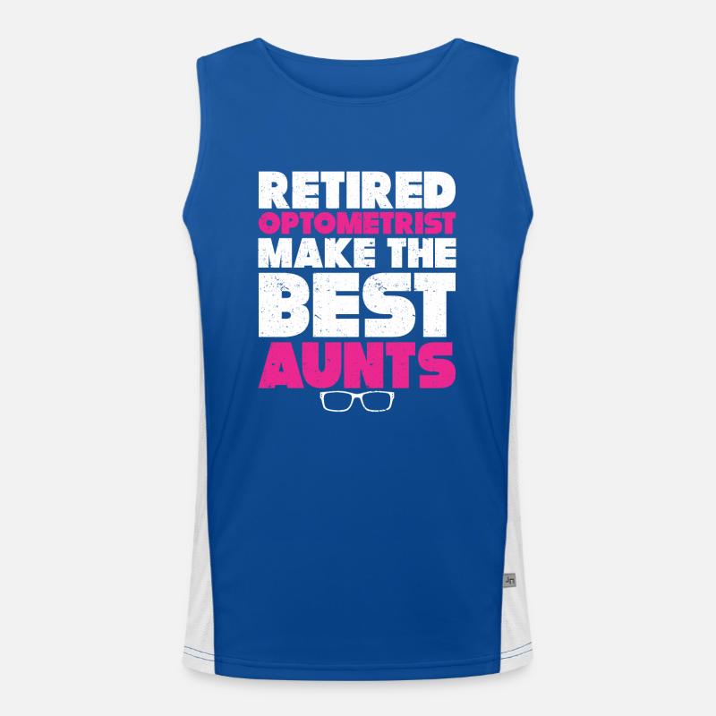 Optiker Geschenk Optometrie Funktionelles Kontrast-Tank Top für Männer 