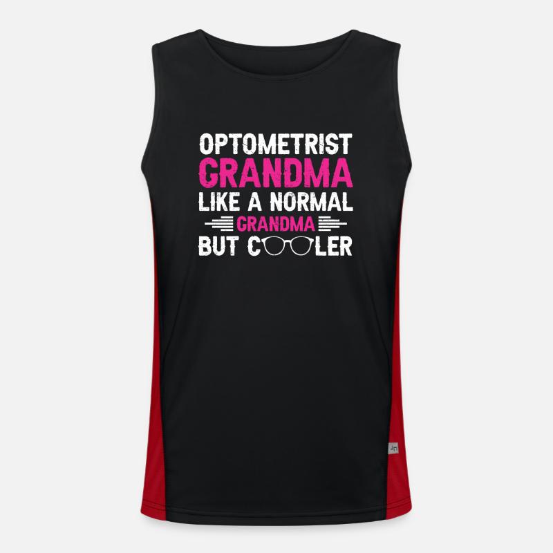 Optiker Geschenk Optometrie Funktionelles Kontrast-Tank Top für Männer 