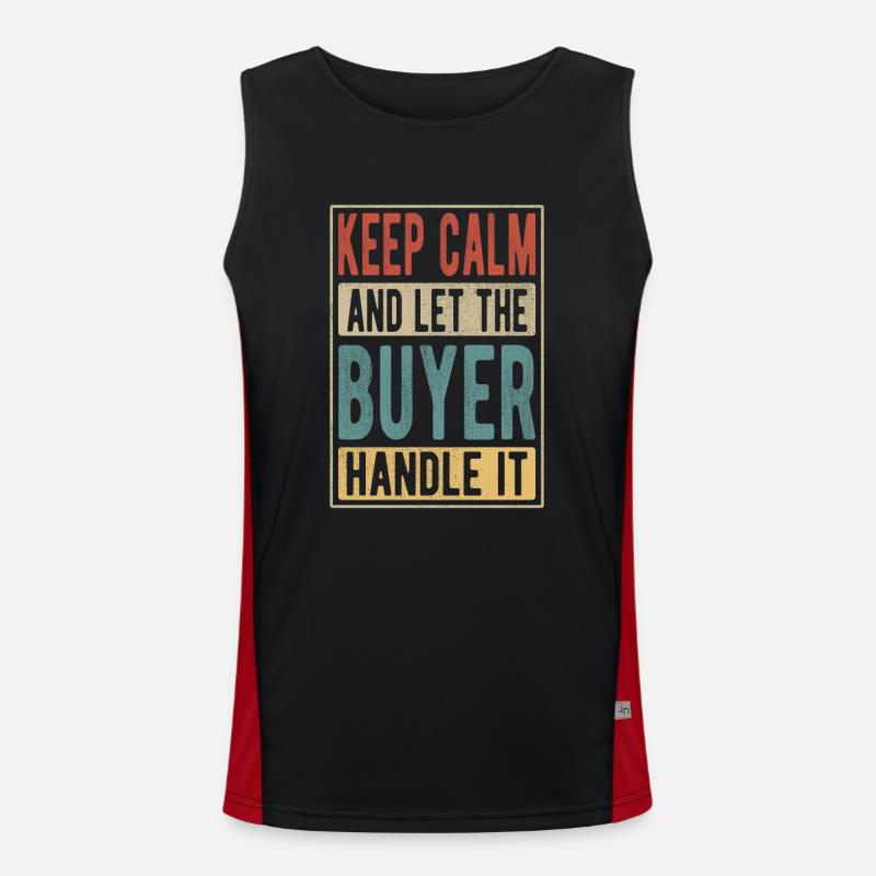 Käufer Retro Geschenk Funktionelles Kontrast-Tank Top für Männer 