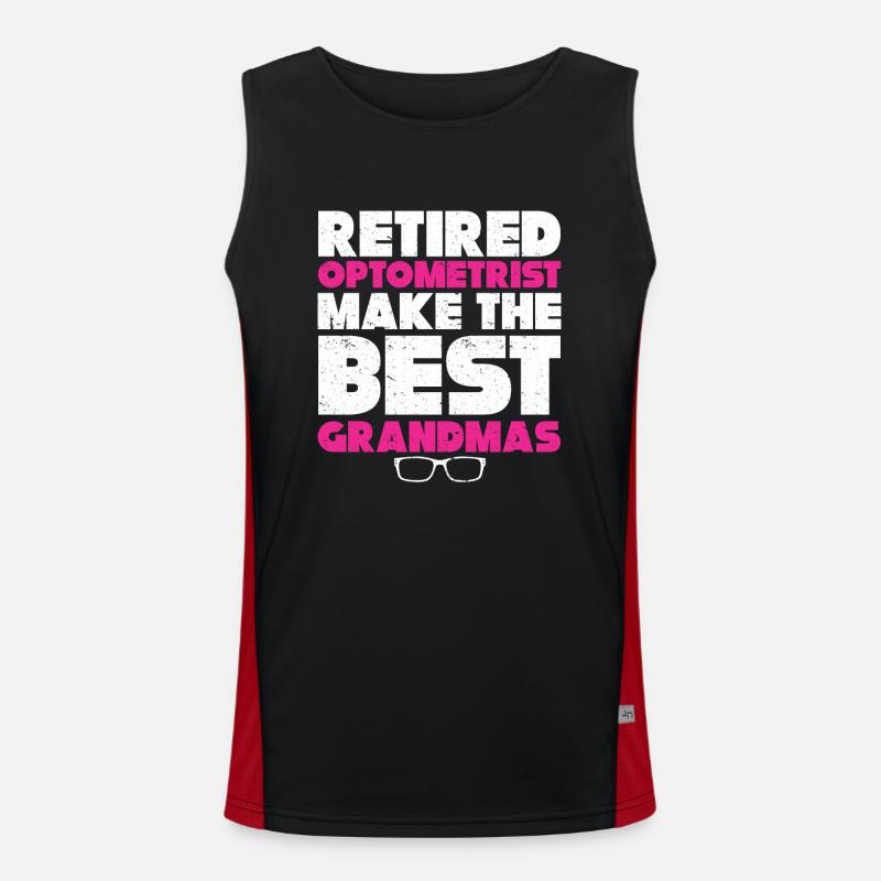 Optiker Geschenk Optometrie Funktionelles Kontrast-Tank Top für Männer 
