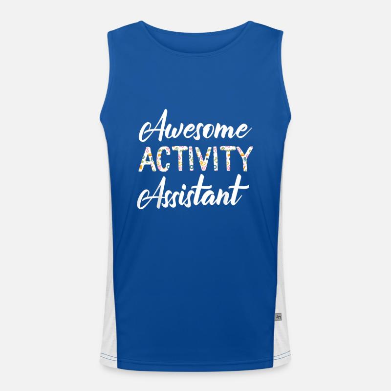 Activity Assistant Activity Professionals Week Men's Functional Contrast Tank Top 