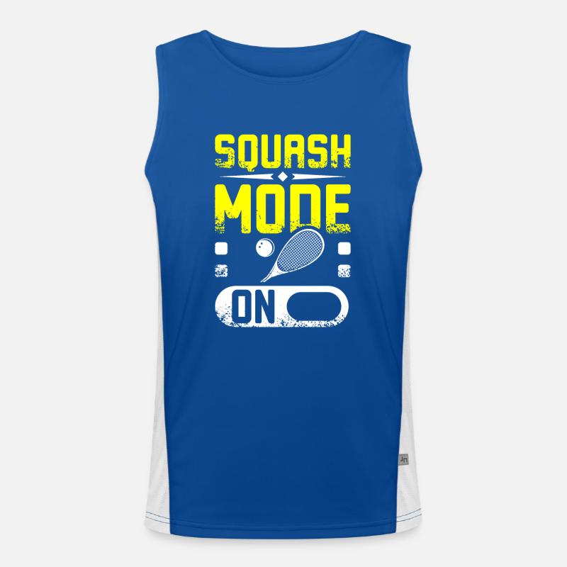 Squash mode on Men's Functional Contrast Tank Top 
