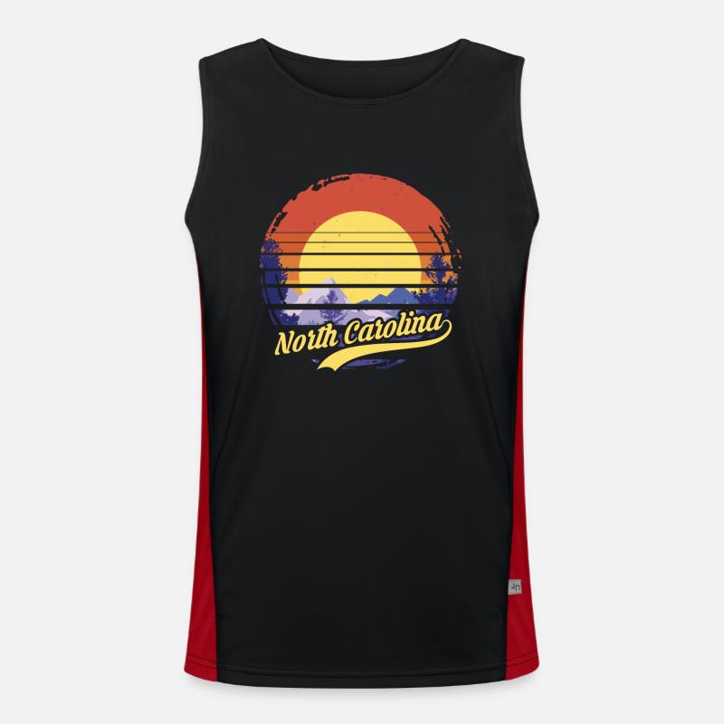 North Carolina Men's Functional Contrast Tank Top 