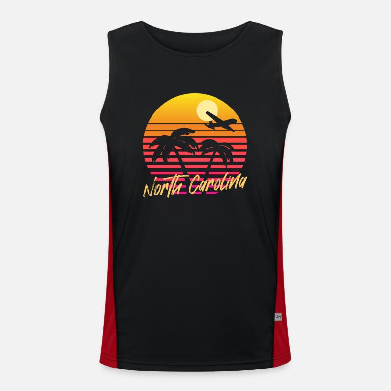 North Carolina Men's Functional Contrast Tank Top 
