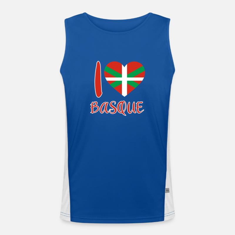 Pays Basque Drapeau Basque Débardeur respirant contrasté Homme 