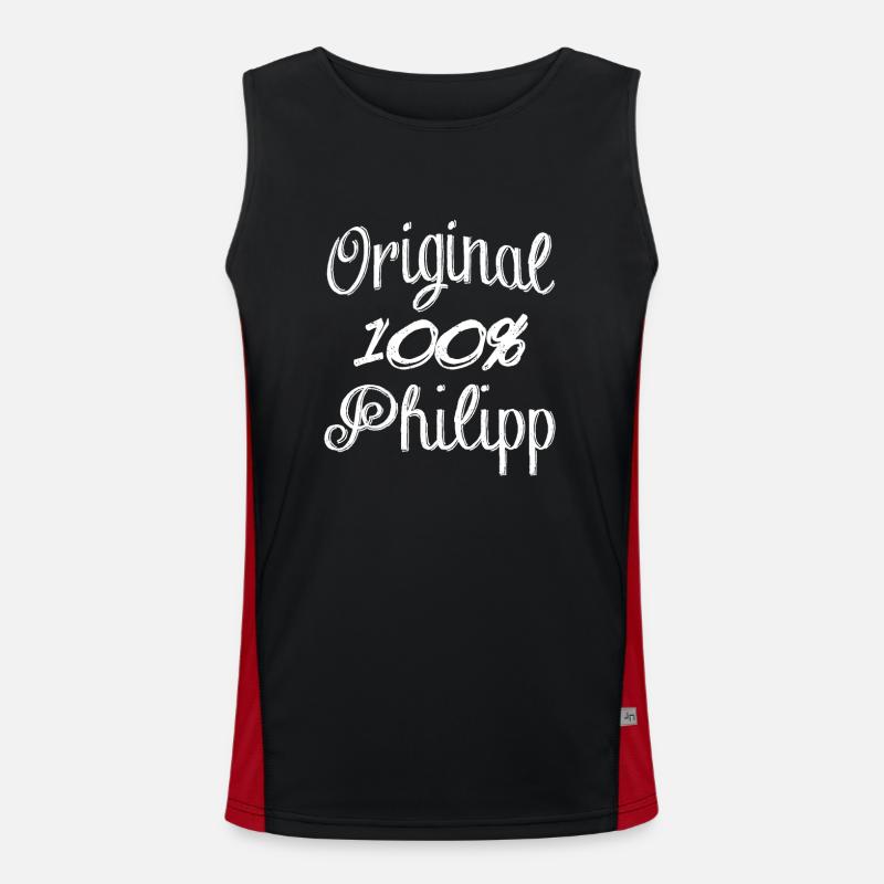 100% Original Philipp Funktionelles Kontrast-Tank Top für Männer 