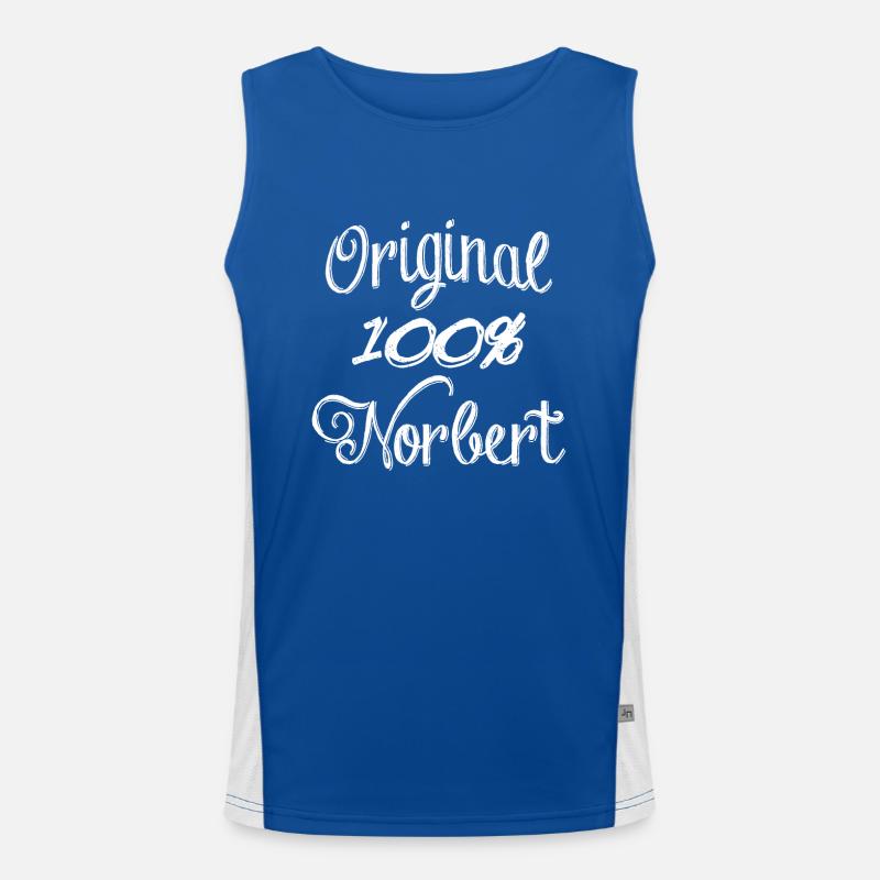 100% Original Norbert Funktionelles Kontrast-Tank Top für Männer 