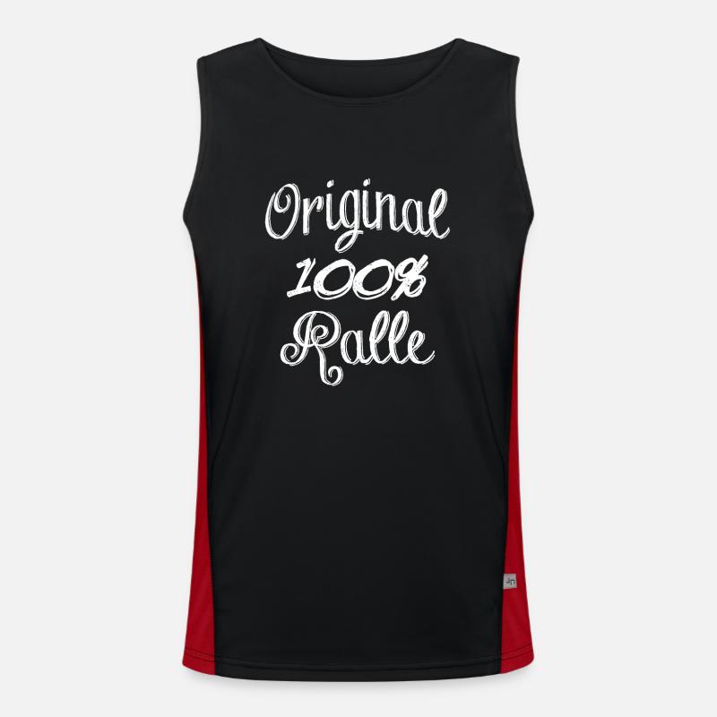 Original 100% Ralle Funktionelles Kontrast-Tank Top für Männer 
