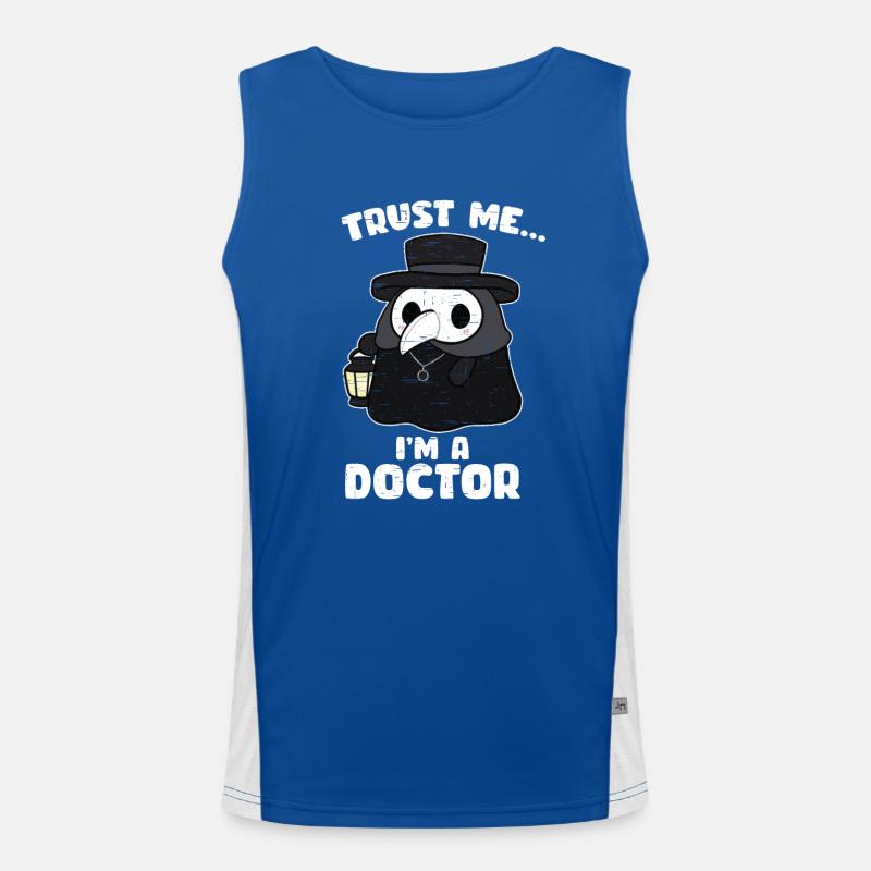 Vertrau mir ich bin Doktor - Fun Funktionelles Kontrast-Tank Top für Männer 