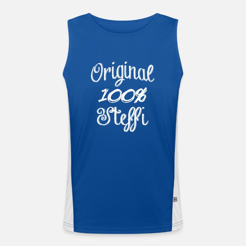 Original 100% Steffi Funktionelles Kontrast-Tank Top für Männer 