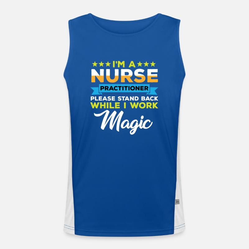 Lustiges Advanced Practice Nurse Geschenk Funktionelles Kontrast-Tank Top für Männer 