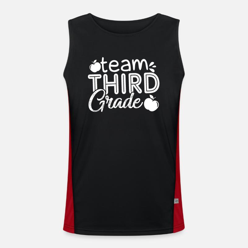 3rd Grade Teacher Team 3rd Grade Men's Functional Contrast Tank Top 