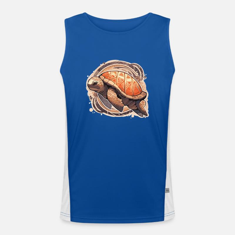 Turtle Men's Functional Contrast Tank Top 