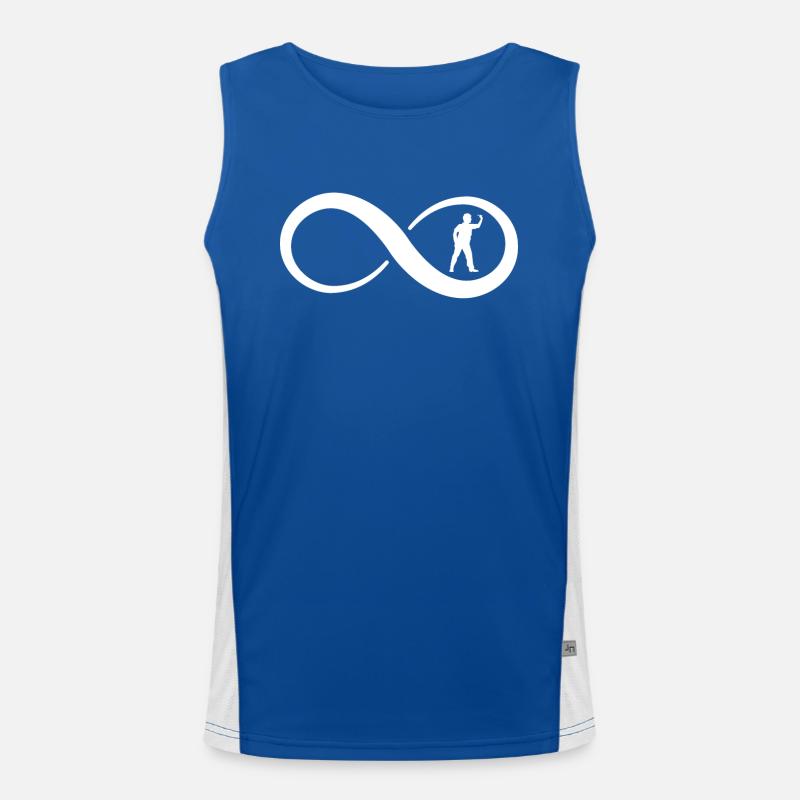 Infinity - Darts Player - Men's Functional Contrast Tank Top 