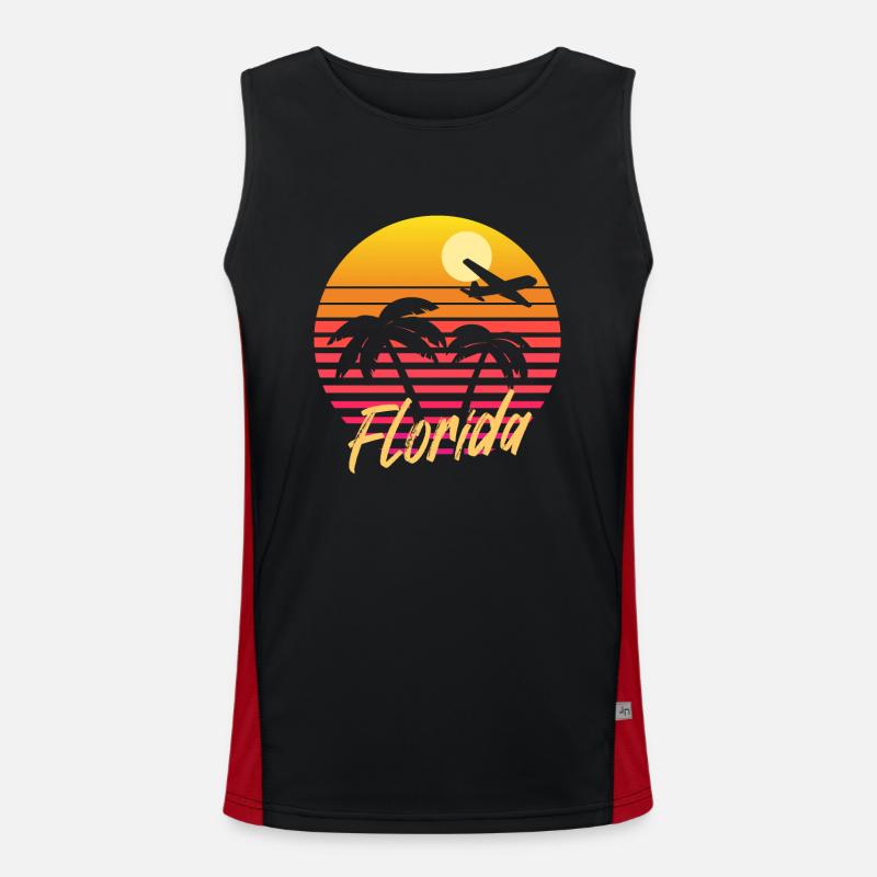 Floride Débardeur respirant contrasté Homme 