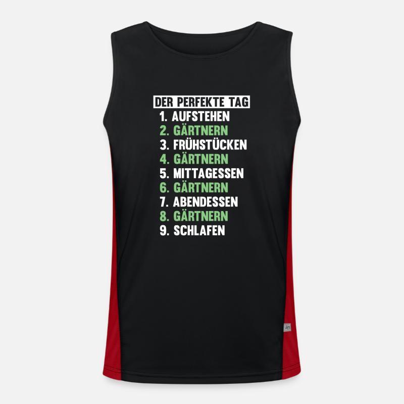 Hobbygärtner Garten Gärtner Gartenarbeit Funktionelles Kontrast-Tank Top für Männer 