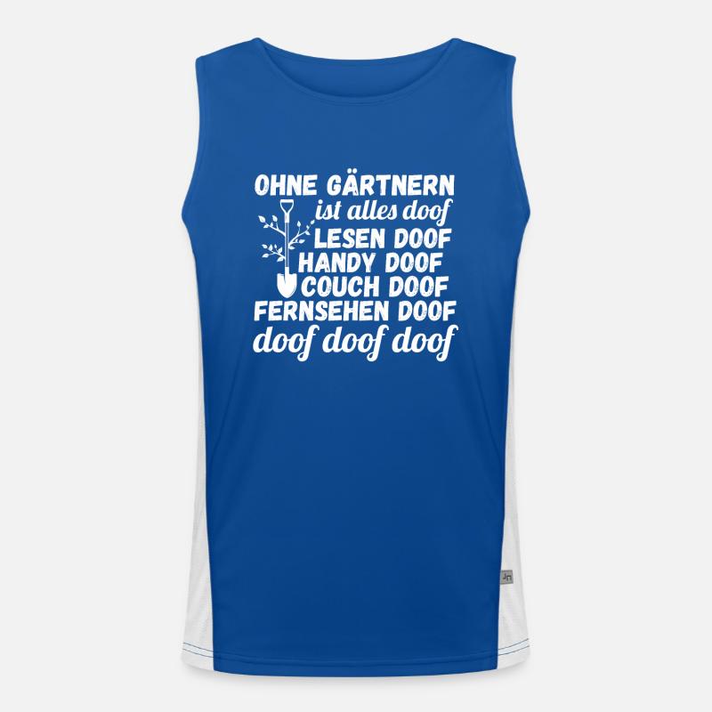 Gartenarbeit Hobbygärtner Garten Gärtner Funktionelles Kontrast-Tank Top für Männer 