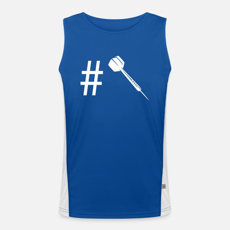 Hashtag - Dart - Débardeur respirant contrasté Homme 