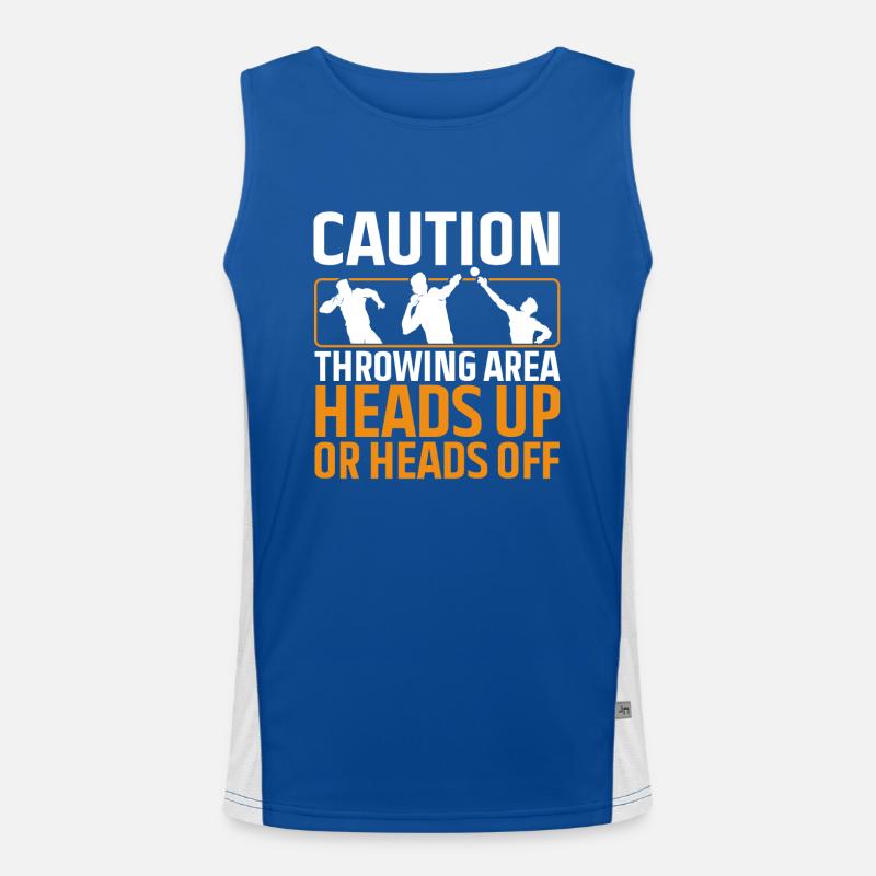 Kuglestød kaste atletik Funktionel kontrast tanktop til herrer 