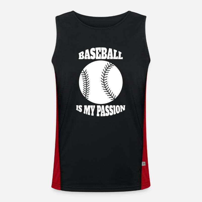 Équipe de baseball Joueur de baseball Débardeur respirant contrasté Homme 