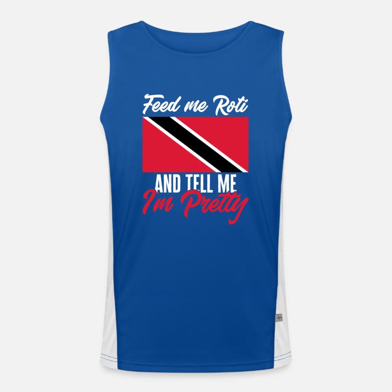 Drapeau de Trinité-et-Tobago Débardeur respirant contrasté Homme 