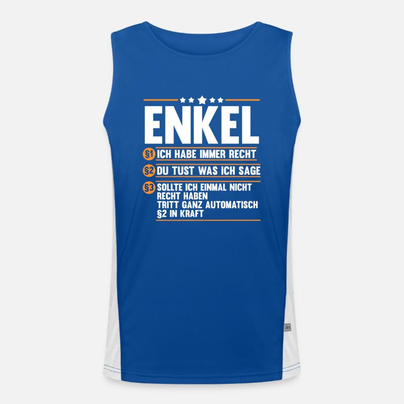 Enkel Funktionelles Kontrast-Tank Top für Männer 