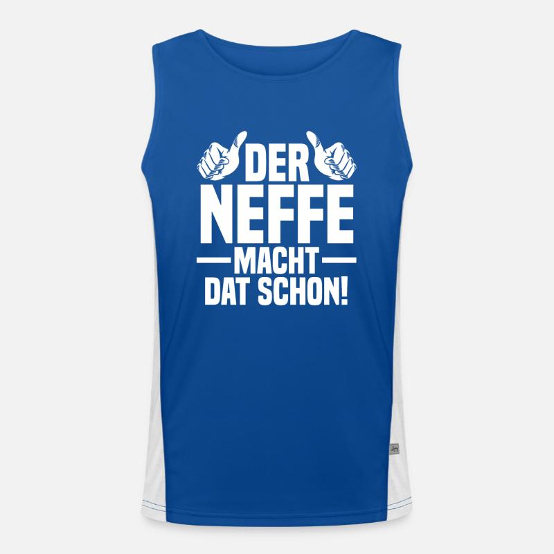 Neffe Funktionelles Kontrast-Tank Top für Männer 