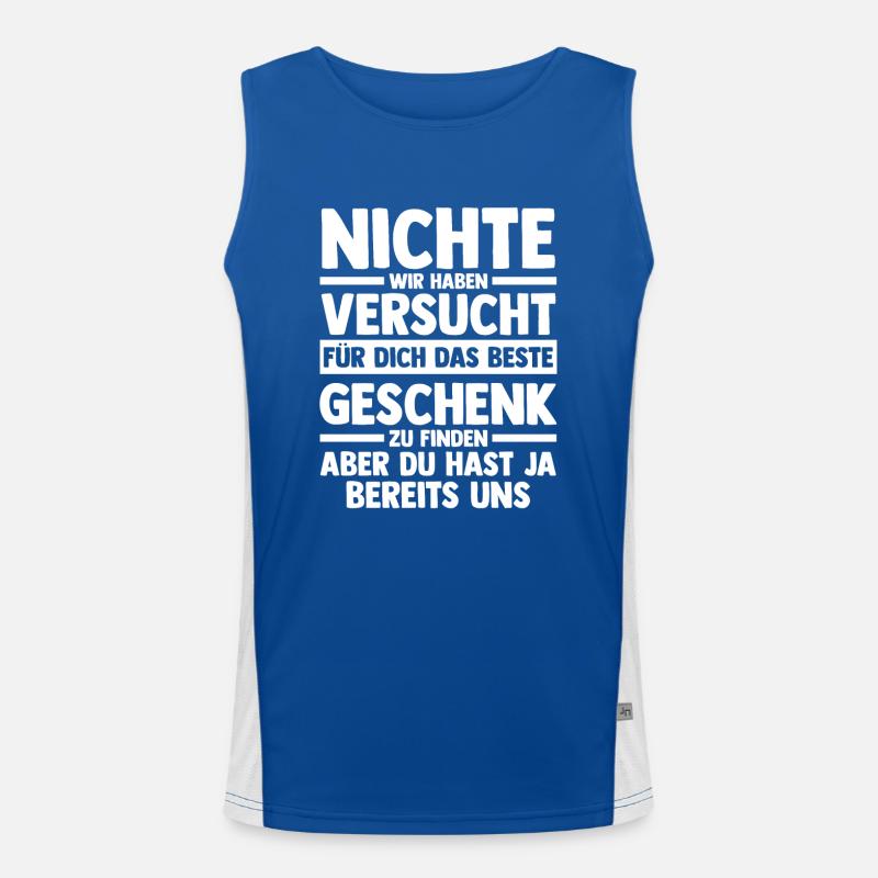 Nichte Funktionelles Kontrast-Tank Top für Männer 