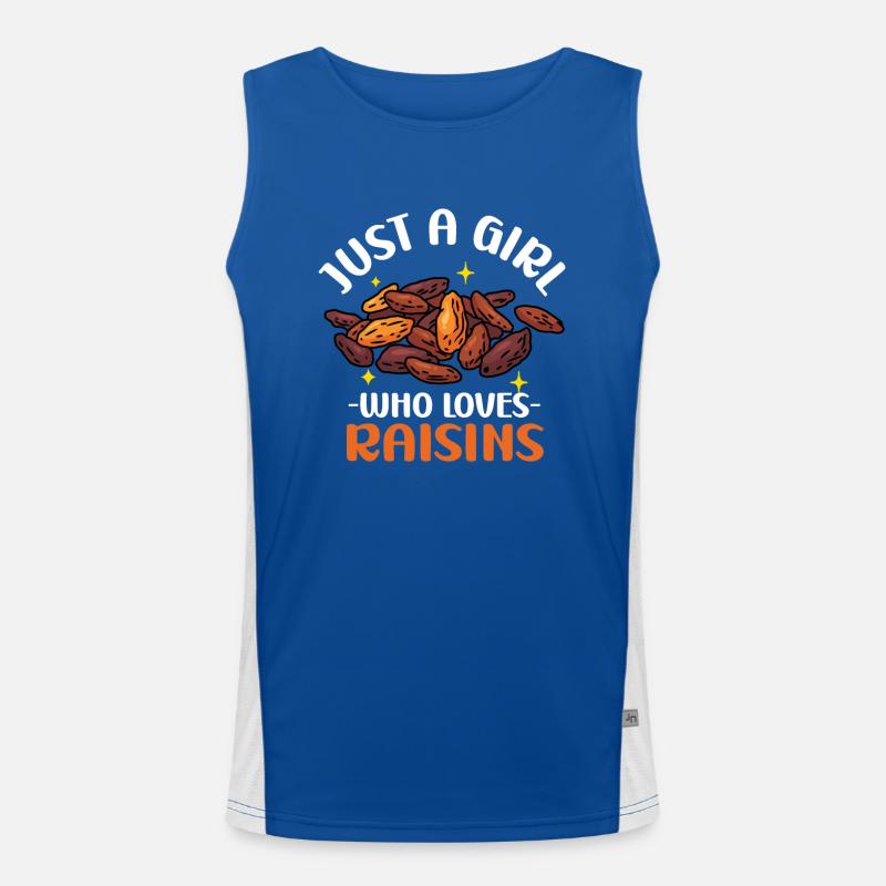 Rosinen Funktionelles Kontrast-Tank Top für Männer 