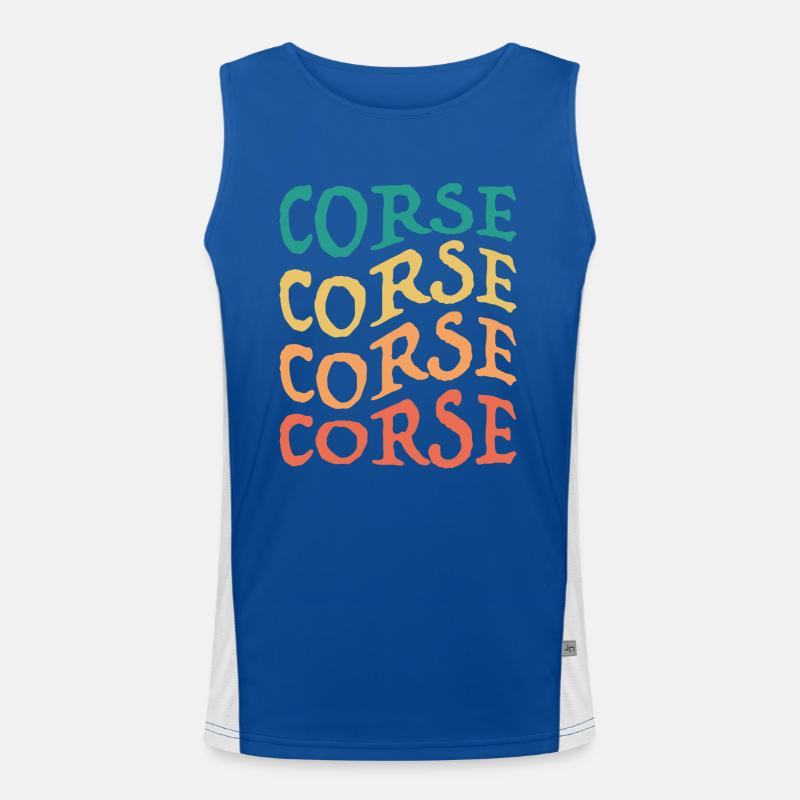 Corse multicolor design gift idea Men's Functional Contrast Tank Top 