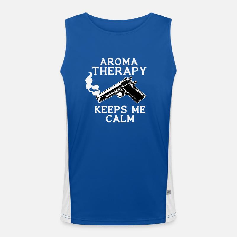 Waffee Duft Geschenk Funktionelles Kontrast-Tank Top für Männer 