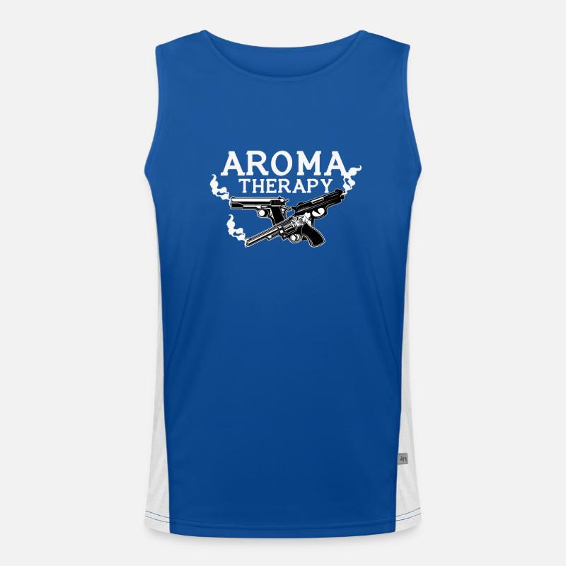 Waffee Duft Geschenk Funktionelles Kontrast-Tank Top für Männer 