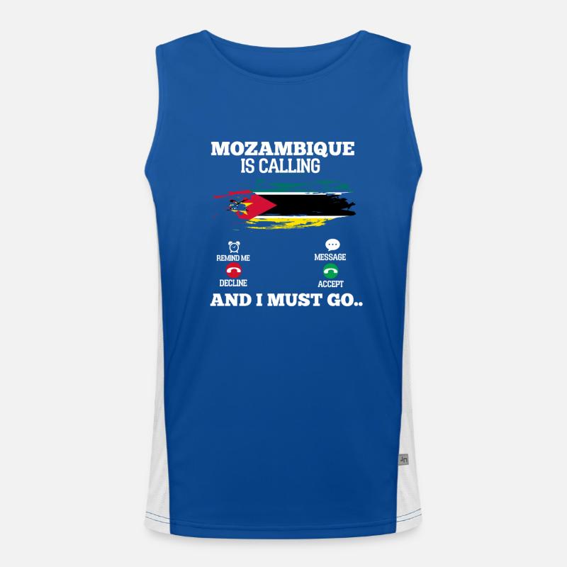Mozambique Men's Functional Contrast Tank Top 