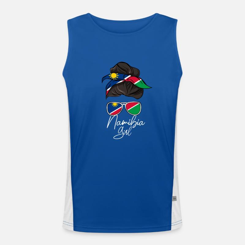 Namibia Men's Functional Contrast Tank Top 