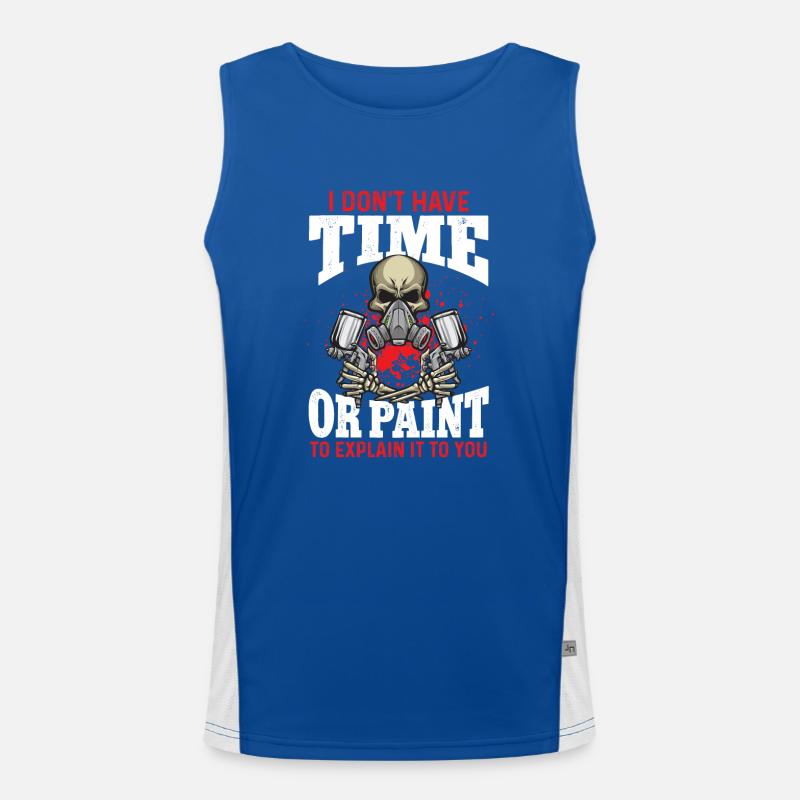 Body Painter Car Painter Painter Débardeur respirant contrasté Homme 