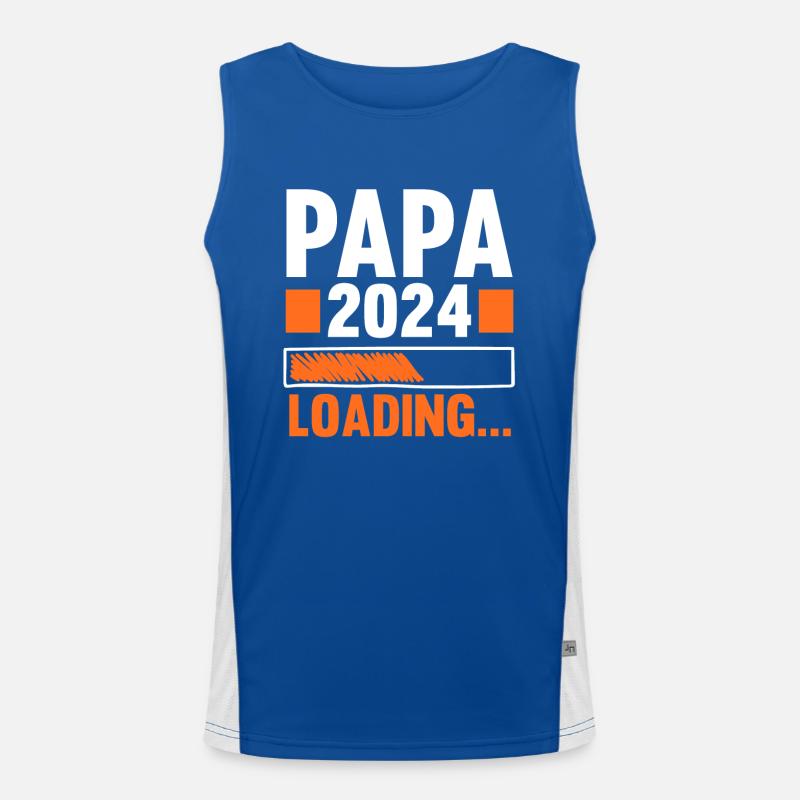 Futur papa 2038 Débardeur respirant contrasté Homme 